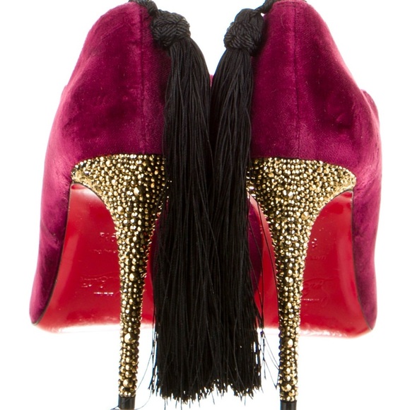 Christian Louboutin limited edition hot chick tassel heels - Picture 3 of 7